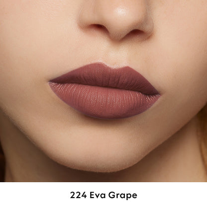 Gucci Rouge à Lèvres Matte, 224 Eva Grape, 3.5g, Velvety smooth and rich matte finish