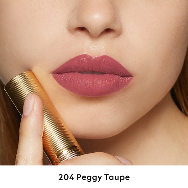 Gucci Rouge à Lèvres Matte, 204 Peggy Taupe, 3.5g, Velvety smooth and rich matte finish