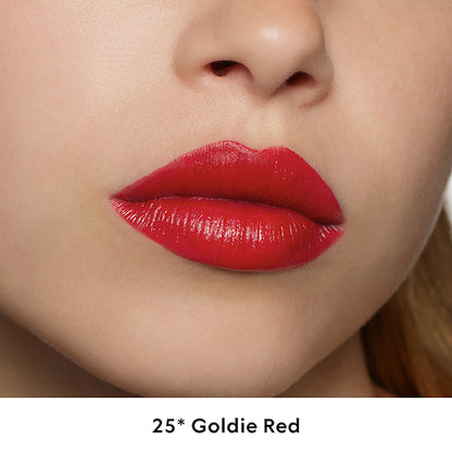 Gucci Rouge à Lèvres Satin, 25* Goldie Red, 3.5g, Satin-like smooth finish