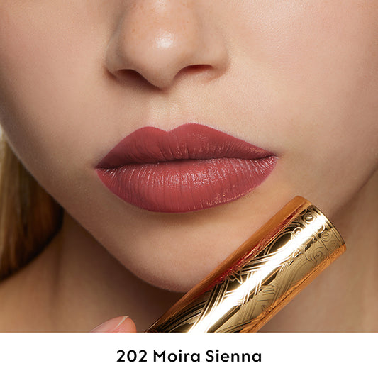 Gucci Rouge à Lèvres Satin, 202 Moira Sienna, 3.5g, Satin-like smooth finish