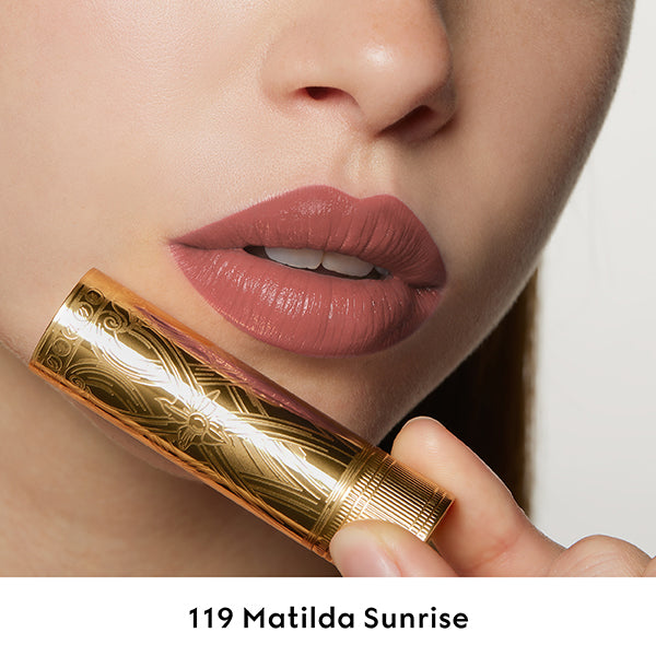 Gucci Rouge à Lèvres Satin, 119 Matilda Sunrise, 3.5g, Satin-like smooth finish