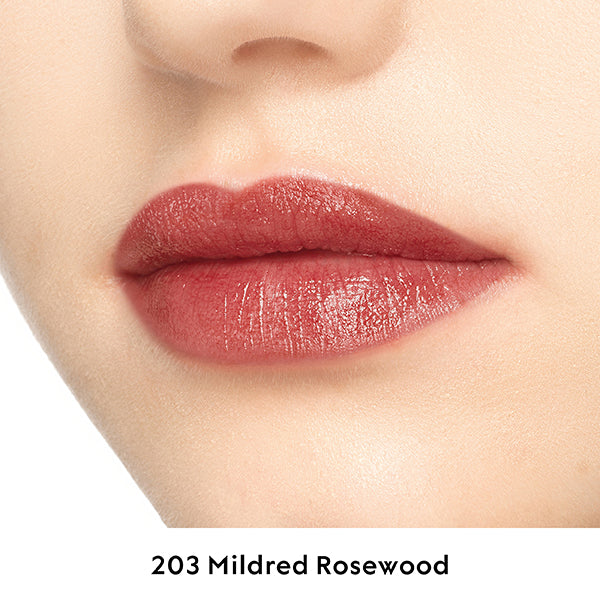 Gucci Rouge à Lèvres Voiles, 203 Mildred Rosewood, 3.5g, Sheer and delicate finish
