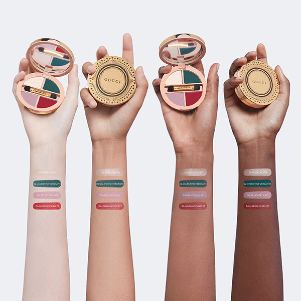 Gucci Palette de Beaute Quatuor, 03 Wild Bouquet, 6.1g, Beautiful color whether used alone or layered