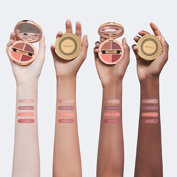 Gucci Palette de Beaute Quatuor, 02 Rosa Nitida, 6.1g, Beautiful color whether used alone or layered