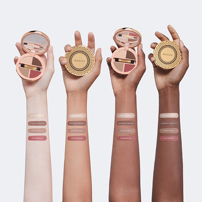 Gucci Palette de Beaute Quatuor, 01 Samarina Brown, 6.1g, Beautiful color whether used alone or layered