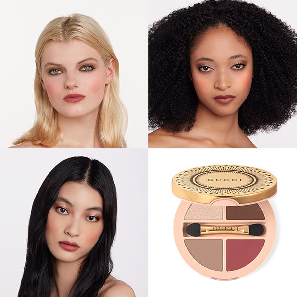 Gucci Palette de Beaute Quatuor, 01 Samarina Brown, 6.1g, Beautiful color whether used alone or layered