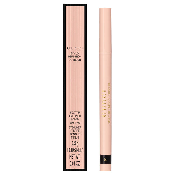 Gucci Stylo Definition Obscure,  01 Eve Black,  0.5g,  Smooth and glossy finish