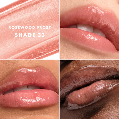 Prisma Glass Icy Plumper, 33 Rosewood Frost, 3.5ml