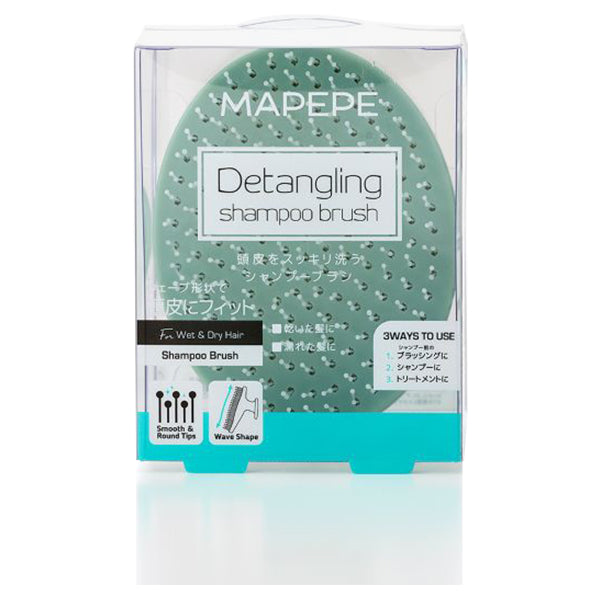 maPEPE Detangling Shampoo Brush (Grayish Mint)
