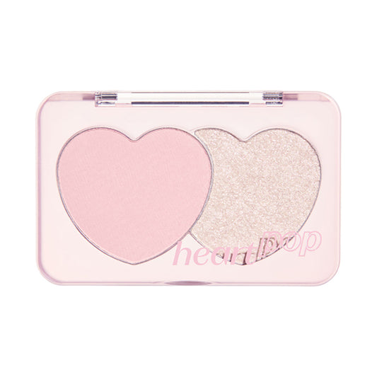 Heart Pop Duo Brusher, Dear My Pink, 7.5g
