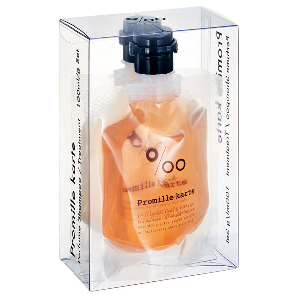 Promille karte Perfume Shampoo & Treatment Set (No.3 Orange), 100ml + 100g