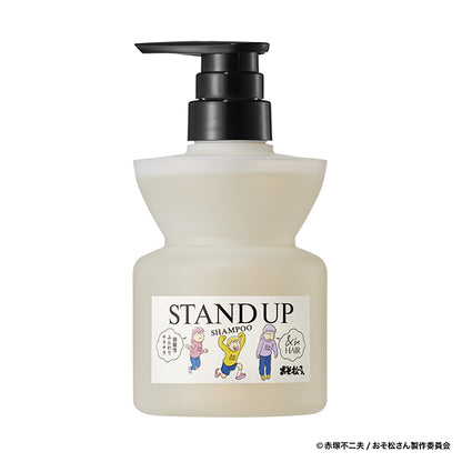 Stand Up Shampoo Sparkle Treatment Osomatsu-san Collaboration, 400ml, 200g, Herbal Woody Scent
