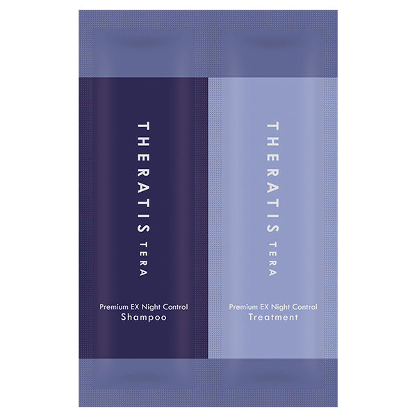 THERATIS Terra Premium EX Night Control Shampoo & Treatment Trial, 10ml, 10g