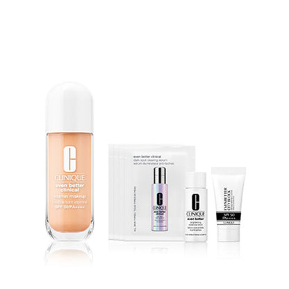 Clinique Even Better Makeup V Foundation 50 SPF50 / Set (68 Porcelain Rose) 30ml, 7ml, 1ml×4, 7ml