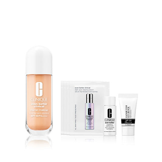 Clinique Even Better Makeup V Foundation 50 SPF50 / Set (68 Porcelain Rose) 30ml, 7ml, 1ml×4, 7ml