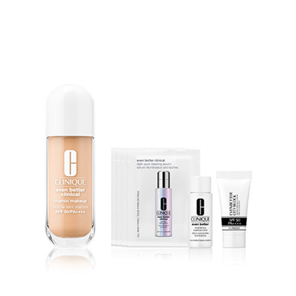 Clinique Even Better Makeup V Foundation 50 SPF50 / Set (63 Fresh Beige) 30ml, 7ml, 1ml×4, 7ml