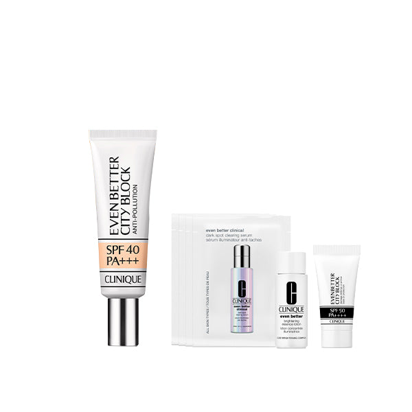 Selectable Base Makeup Set (Even Better City Block Pollution 40 N), SPF40 PA+++, 30ml, 7ml, 1ml x 4, 7ml