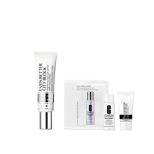 Choose your base makeup set (Even Better City Block Aqua Gel 45), SPF45 PA+++, 30ml, 7ml, 1ml x 4, 7ml