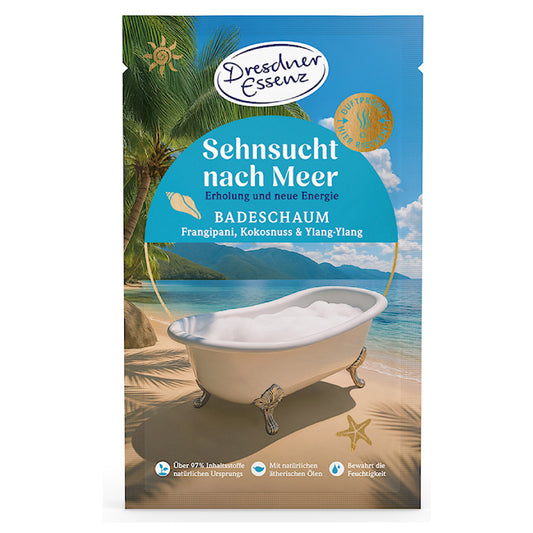 DRESDNER ESSENZ Foaming Bath Salt Ocean Dream (Plumeria, Coconut & Ylang Ylang), 60g