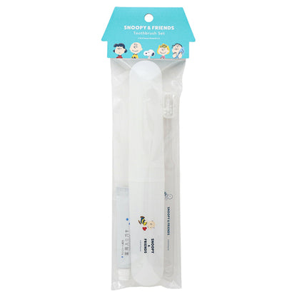 PEANUTS Snoopy & Friends Toothbrush Set (White), 1 Unit/11g