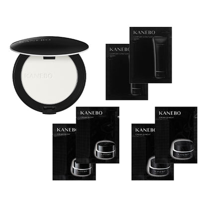 Kanebo Crystallized Fix Powder Set, 01, 8.5g, 2g x 2, 0.5g x 2, 0.5g x 2