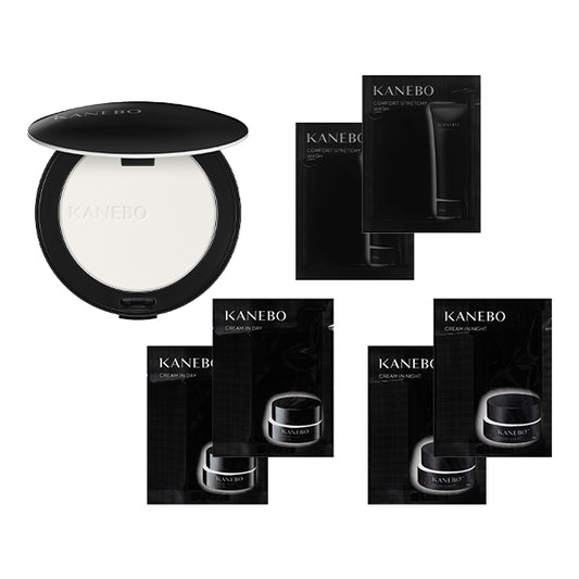 Kanebo Crystallized Fix Powder Set, 01, 8.5g, 2g x 2, 0.5g x 2, 0.5g x 2