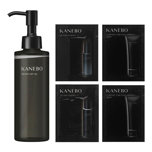 Kanebo Instant Off Oil Set, 180ml, 1ml, 1.5ml, 2g x 2
