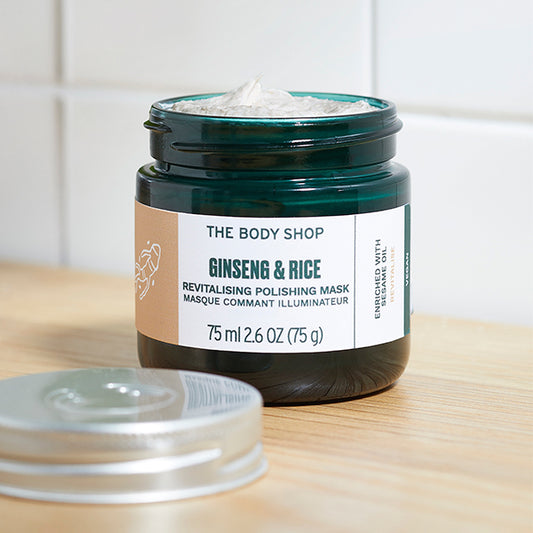 THE BODY SHOP G & R Illuminating Polishing Mask (Ginseng & Rice), 75ml