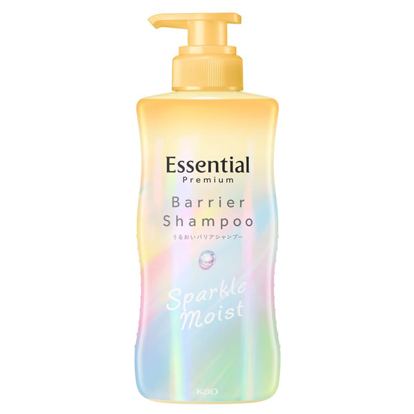 Essential Premium Moisture Barrier Shampoo Sparkle Moist, 430ml, White Peach & Musk Scent