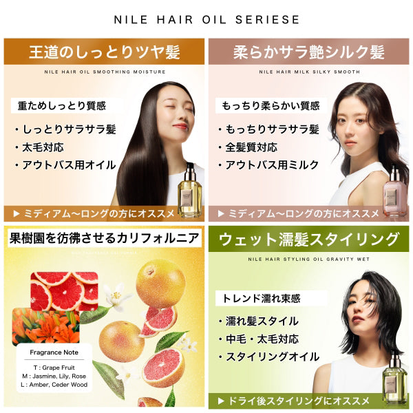 NILE Hair Milk Silky Smooth California (Grapefruit), 100ml