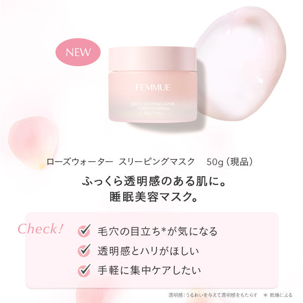 Blooming Rose Night Treatment Kit, 50g, 30ml