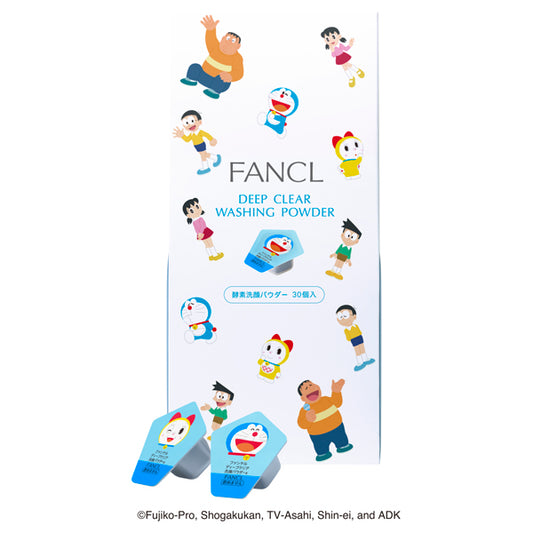Deep Clear Facial Cleansing Powder, Doraemon, 30 pieces