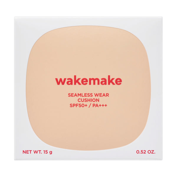 WAKEMAKE Seamless Wear Cushion, SPF50+ PA+++, 23, 15g