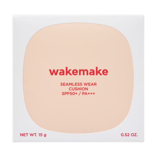 WAKEMAKE Seamless Wear Cushion, SPF50+ PA+++, 21N, 15g