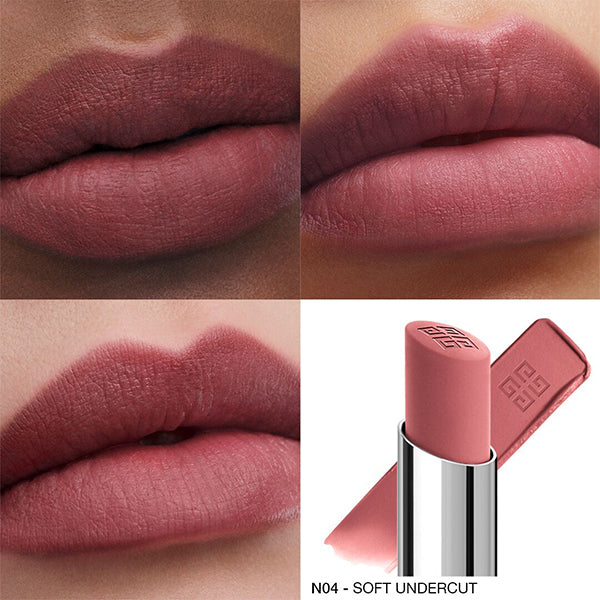 Rouge Givenchy Velvet Matte, No.N04 Rose Layer, 2.3g