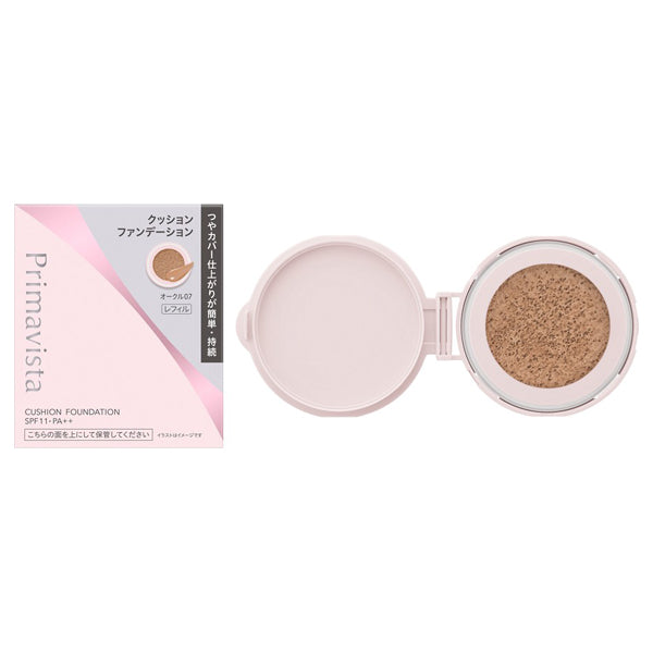 Sofina Primavista Glow Cover Cushion SPF11 PA++ Refill (Ochre 07)