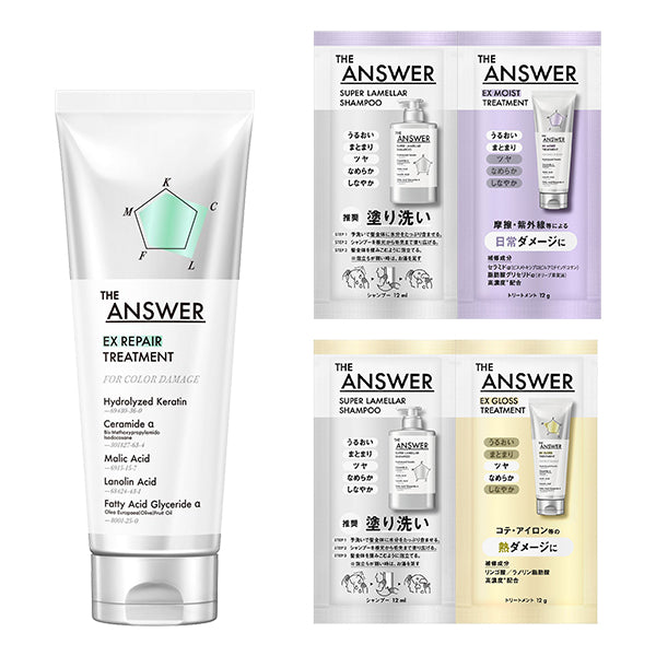 Color Treatment Set, 220g, 12ml・12g, 12ml・12g