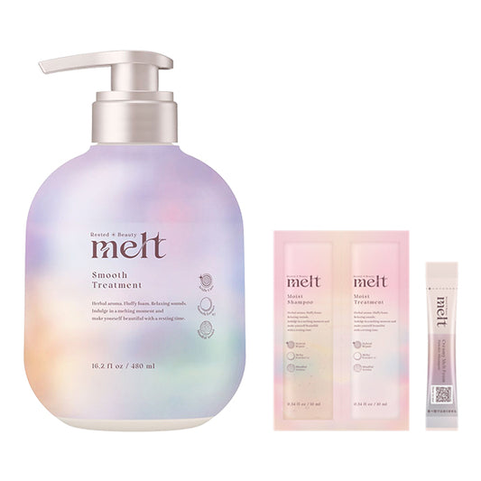 Smooth Treatment Set, 480ml, 10ml, 10ml, 1g