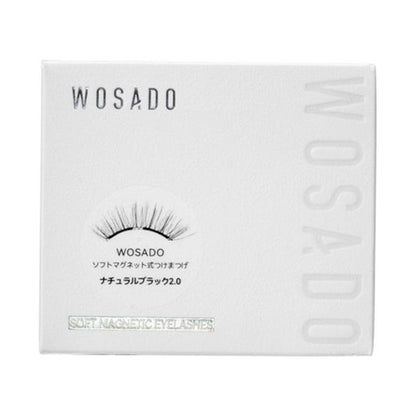 WOSADO Soft Magnetic Eyelashes (Natural Black 2.0), 2 Pairs