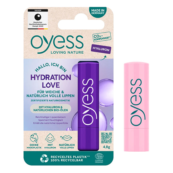 OYESS Hyaluronic Acid Plumping Lip Set (Hydration Love & Superfruit), 4.8g x 2