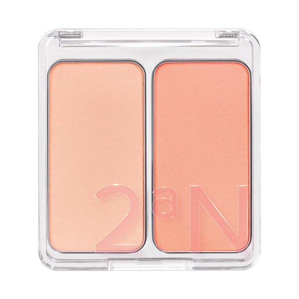 2aN Dual Cheek (07 Peach Fizz)