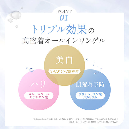 SHIRORU Crystal VC Whitening Gel, 50g