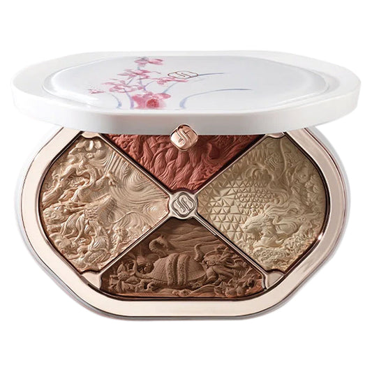 Florasis Four-Starry Constellations Carved Palette (Embroidery Edition), 10.8g