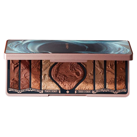 Hyakucho Choho Eyeshadow Palette, 02 Retro Brown, 1.1g*8, 4.0g