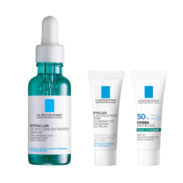 Effaclar Peel Care Serum Kit Serum, 30ml, 3ml, 3ml