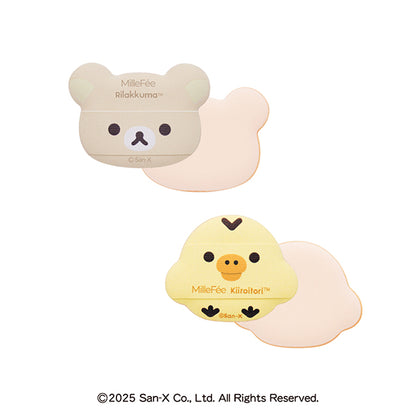 MilleFee Finger Puff (Rilakkuma & Kiiroitori)