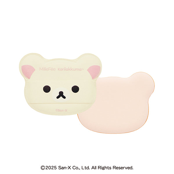 MilleFee Silky Fit Puff Korilakkuma, 2 Pack