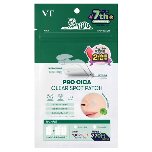 Pro CICA Clear Spot Patches 2-pack, 36 patches, 60 patches