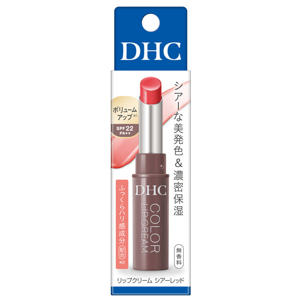 DHC Lip balm, Sheer Red, 1.5g