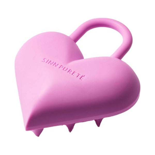 Sinn Purete' Heart Rock Scalp Brush (Pink)